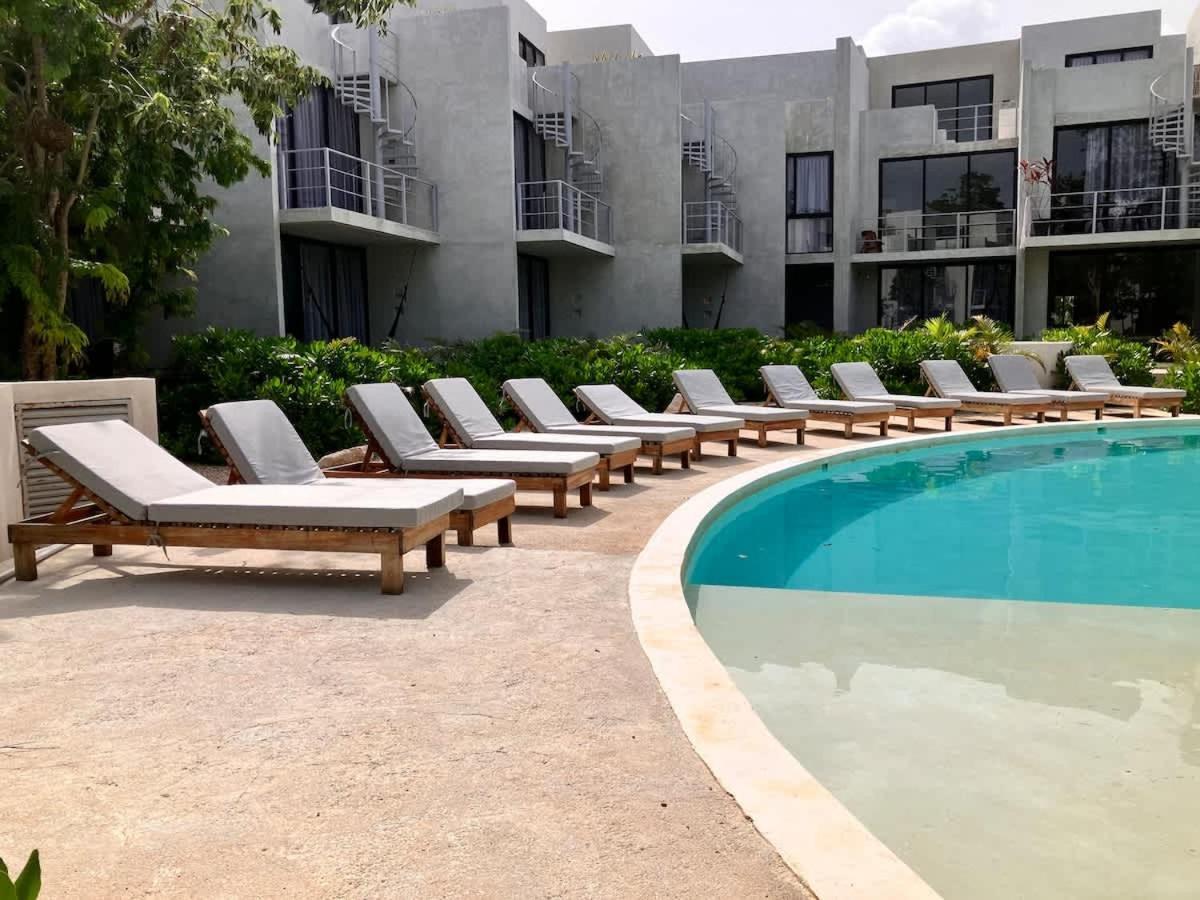Aesthetic Mater Seremonia Origen With Private Pool Rooftop Jacuzzi And Gym Apartamento Tulum