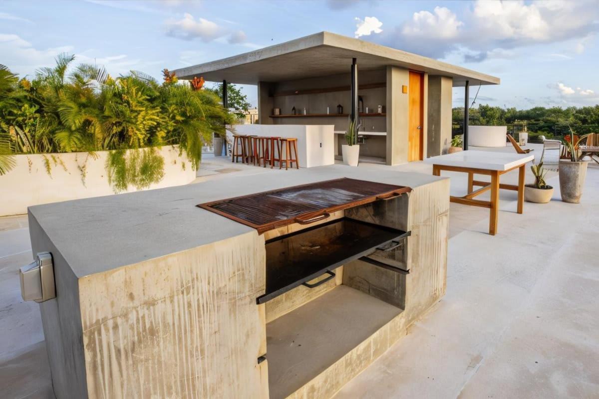 Aesthetic Mater Seremonia Origen With Private Pool Rooftop Jacuzzi And Gym Tulum